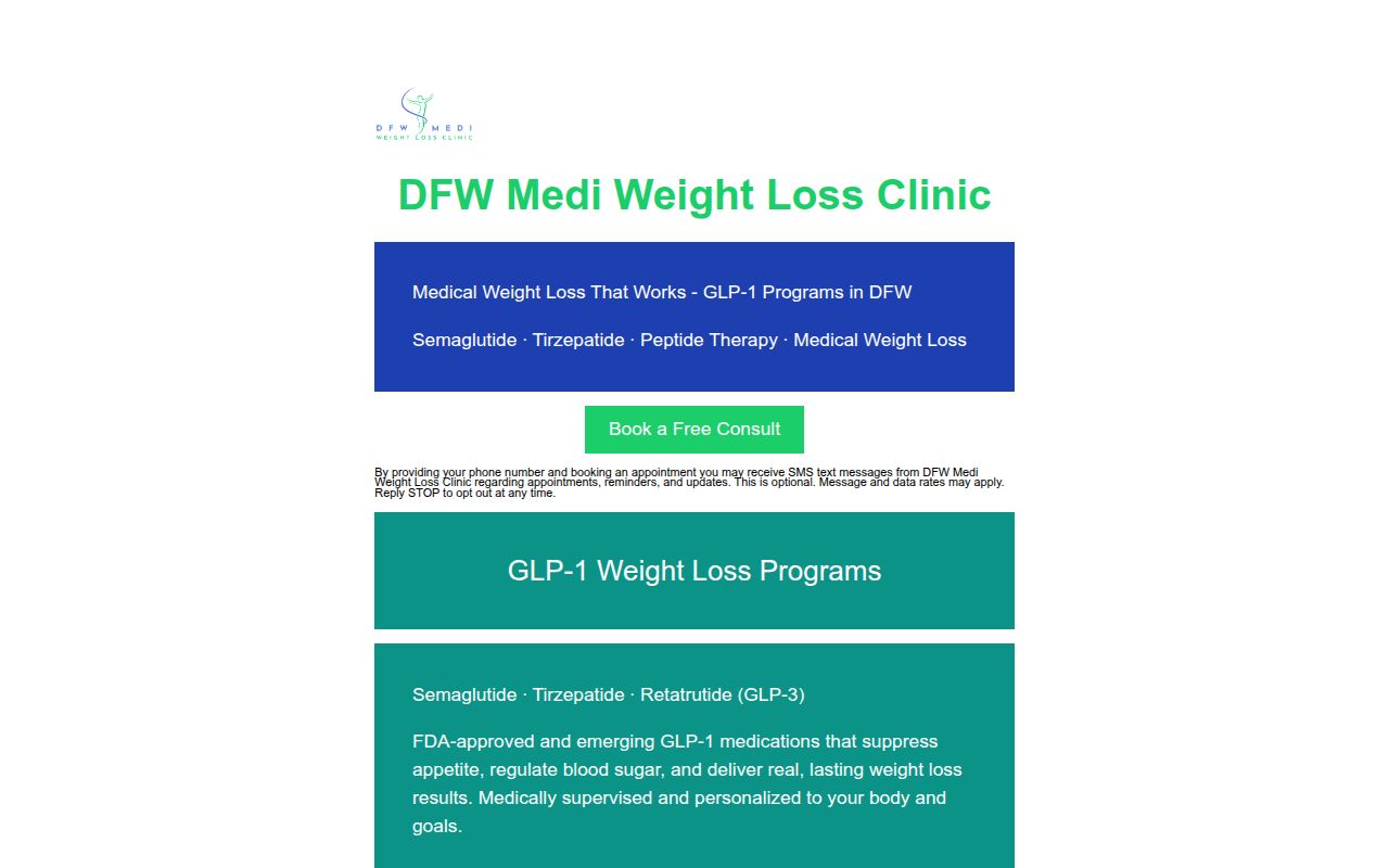 semaglutide dfw DFW Medi Weight Loss Clinic